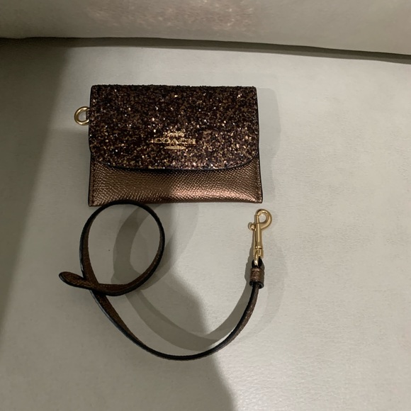 Coach Glitter Card Case - Picture 4 of 6